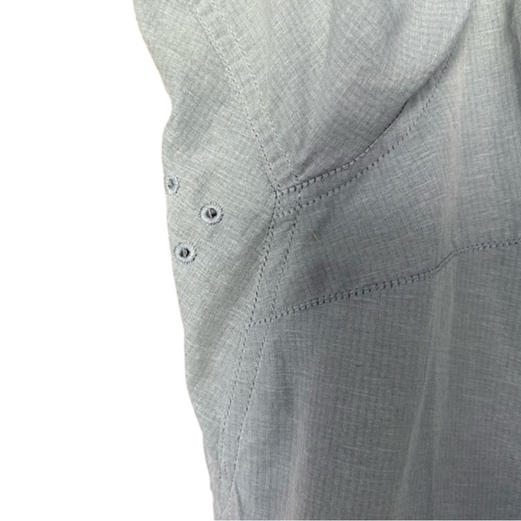 DULUTH TRADING CO Heirloom Gardening Button-Up Shirt in Light Blue Size 2X - Picture 7 of 14